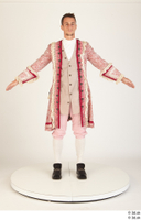   Photos Man in Historical Civilian suit 5 18th century a poses medieval clothing whole body 0001.jpg